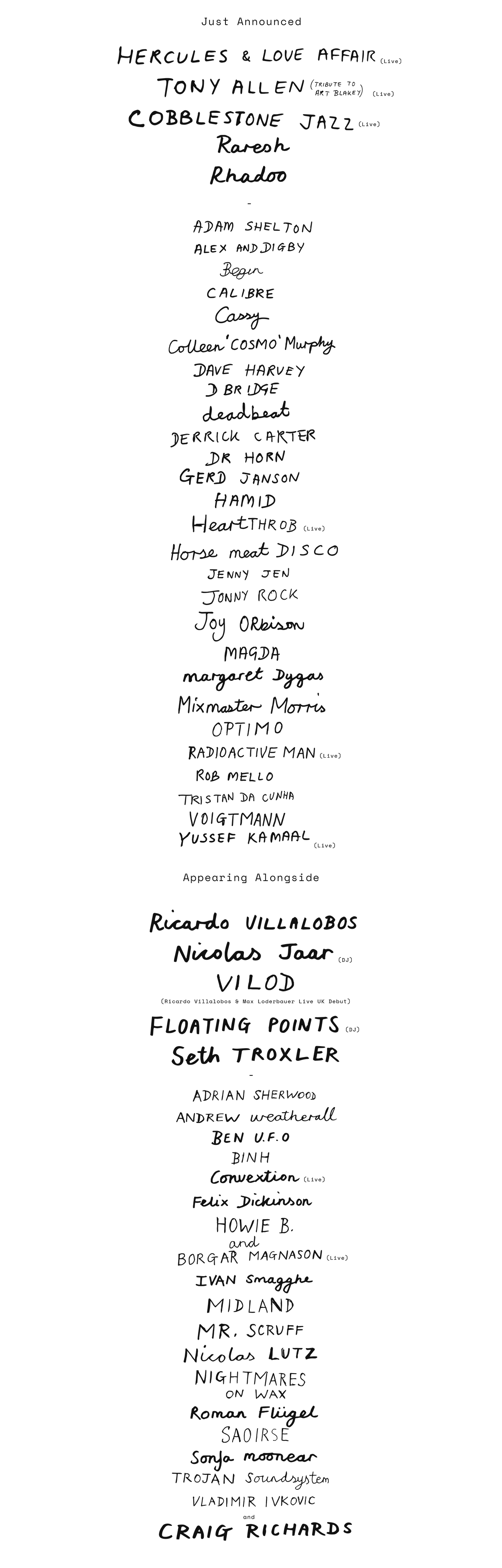 Lineup